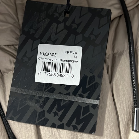 MACKAGE FREYA CHAMPAGNE/CHAMPAGNE L and M - LADIES DOWN COAT - Picture 6 of 8